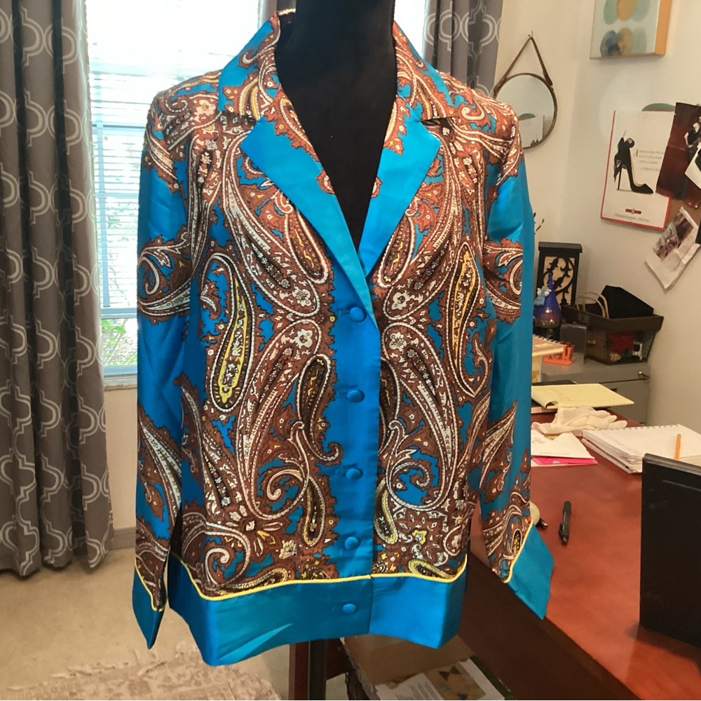J.Crew Paisley Print - Picture 2 of 8